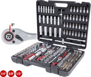 KS Tools KS Tools 1/4 +3/8 +1/2 Socket Wrench-Set 195-pieces 1