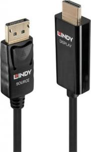 Kabel Lindy DisplayPort - HDMI 1m czarny (40915) 1