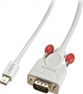 Kabel Lindy DisplayPort Mini - D-Sub (VGA) 2m biały (41967) 1