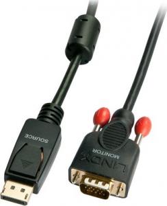 Kabel Lindy DisplayPort - D-Sub (VGA) 5m czarny (41944) 1