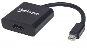 Adapter AV Manhattan DisplayPort Mini - HDMI czarny (152570) 1