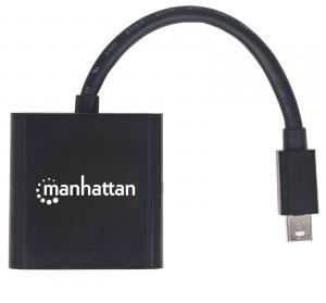 Adapter AV Manhattan DisplayPort Mini - HDMI czarny (152570) 2