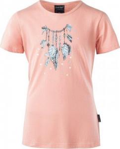Hi-Tec Koszulka dziecięca Paradia Jrg Peach Pink / Eggshell Blue r. 146 1