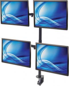 Manhattan Uchwyt biurkowy na 4 monitory 13" - 32" (461566) 3
