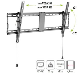 Techly Uchwyt ścienny ICA-PLB-590 43'' - 90'' 2