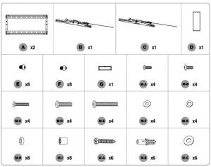 Techly Uchwyt ścienny ICA-PLB-590 43'' - 90'' 6