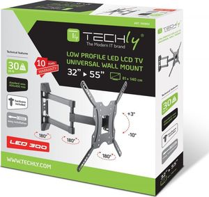 Techly Uchwyt ścienny ICA-PLB-136E 26'' - 55'' 6