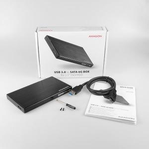 Kieszeń Axagon 2.5" SSD - USB 3.0 ALINE Box (EE25-XA6) 3