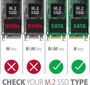 Kieszeń Axagon 2.5" SATA - SSD M.2 SATA B-key (RSS-M2SD) 11