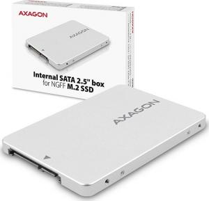 Kieszeń Axagon 2.5" SATA - SSD M.2 SATA B-key (RSS-M2SD) 10