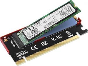 Axagon Adapter PCIe x16 na M.2 NVMe + pasywna chłodnica (PCEM2-S) 5