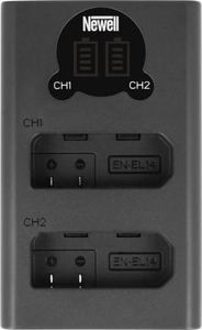 Ładowarka do aparatu Newell Ładowarka dwukanałowa Newell DL-USB-C do akumulatorów EN-EL14 1
