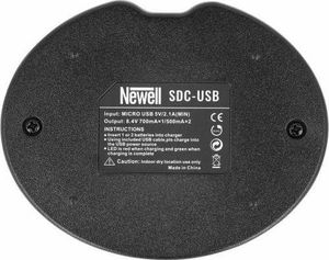 Ładowarka do aparatu Newell Ładowarka dwukanałowa Newell SDC-USB do akumulatorów DMW-BLF19E 2