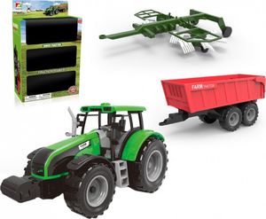 Askato Traktor z dwoma przyczepami 1