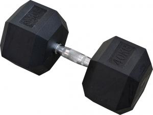 Eb Fit hantel gumowany 1 x 40 kg 1