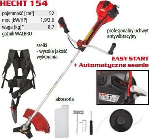 Hecht HECHT 154 KOSA SPALINOWA DO TRAWY PODKASZARKA WYKASZARKA MOC 2.6KM WALBRO uniwersalny 2