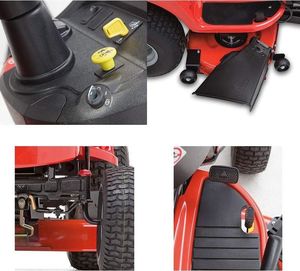 Traktor ogrodowy Oleo-Mac Simplicity Regent SLT100 traktorek ogrodowy samojezdny spalinowy do trawy B&S Hydrostatic (2691218) 9