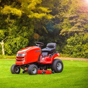 Traktor ogrodowy Oleo-Mac Simplicity Regent SLT100 traktorek ogrodowy samojezdny spalinowy do trawy B&S Hydrostatic (2691218) 10