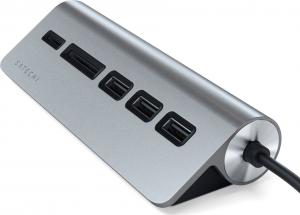 HUB USB Satechi 1x SD 1x microSD  + 3x USB-A 3.0 (ST-TCHCRM) 3