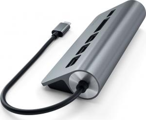 HUB USB Satechi 1x SD 1x microSD  + 3x USB-A 3.0 (ST-TCHCRM) 4