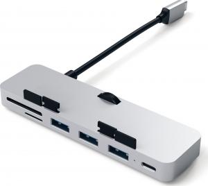 HUB USB Satechi Clamp Hub Pro 1x SD 1x USB-C 1x microSD  + 3x USB-A 3.0 (ST-TCIMHS) 3