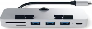 HUB USB Satechi Clamp Hub Pro 1x SD 1x USB-C 1x microSD  + 3x USB-A 3.0 (ST-TCIMHS) 1