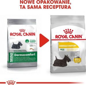 Royal Canin Royal Canin Mini Dermacomfort karma sucha dla psów dorosłych, ras małych o wrażliwej skórze skłonnej do podrażnień 8kg 3