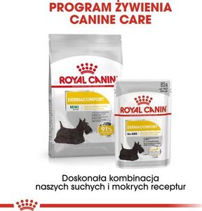 Royal Canin Royal Canin Mini Dermacomfort karma sucha dla psów dorosłych, ras małych o wrażliwej skórze skłonnej do podrażnień 8kg 6
