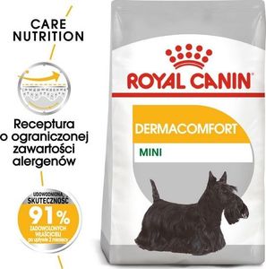 Royal Canin Royal Canin Mini Dermacomfort karma sucha dla psów dorosłych, ras małych o wrażliwej skórze skłonnej do podrażnień 1kg 1