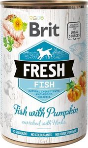 Brit Brit Fresh Dog Fish with Pumpkin puszka 400g 1