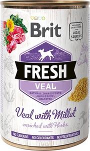 Brit Brit Fresh Dog Veal with Millet puszka 400g 1