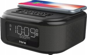 Głośnik iHome Głośnik Bluetooth / Ładowarka Indukcyjna Qi / Budzik / Zegar - Ihome Ibtw23 1