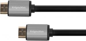 Kabel Kruger&Matz HDMI - HDMI 1.8m czarny (KM1204) 1