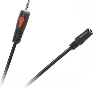 Kabel Cabletech Jack 3.5mm - Jack 3.5mm 1.8m czarny (KPO4006-1.8) 1
