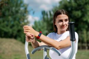 Smartband Garett Fit 26 GPS Niebieski 9