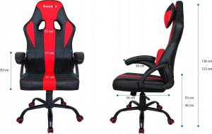 Fotel Huzaro Force 3.0 czerwony 2