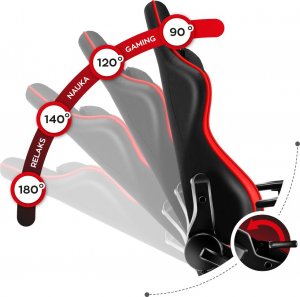 Fotel Huzaro Force 6.0 czerwony 5