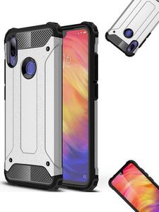 Alogy Etui Alogy Hard Armor do Xiaomi Redmi Note 7/ Note 7 Pro Srebrne uniwersalny 3