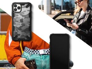 Ringke Etui Ringke Fusion X do Apple iPhone 11 Pro Max Camo Black uniwersalny 8