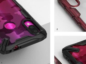 Ringke Etui Ringke Fusion X do Xiaomi Redmi Note 7/ Note 7 Pro Camo Black uniwersalny 3