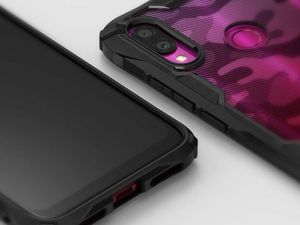 Ringke Etui Ringke Fusion X do Xiaomi Redmi Note 7/ Note 7 Pro Camo Black uniwersalny 4