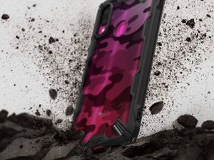 Ringke Etui Ringke Fusion X do Xiaomi Redmi Note 7/ Note 7 Pro Camo Black uniwersalny 5