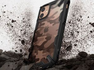 Ringke Etui Ringke Fusion X do Apple iPhone 11 Camo Black uniwersalny 5