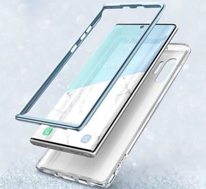 Supcase Etui Supcase Cosmo do Samsung Galaxy Note 10 Marble Blue uniwersalny 3