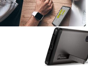 Spigen Etui Spigen Tough Armor do Samsung Galaxy Note 10 Gunmetal uniwersalny 3