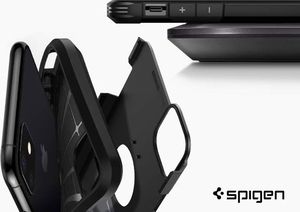 Spigen Etui Spigen Tough Armor do Apple iPhone 11 Black uniwersalny 3