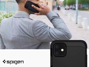 Spigen Etui Spigen Tough Armor do Apple iPhone 11 Black uniwersalny 5