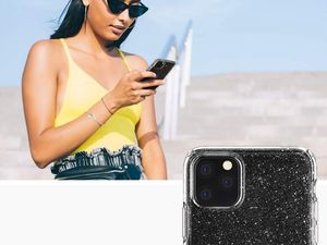 Spigen Etui Spigen Liquid Crystal Glitter do Apple iPhone 11 Pro Max Crystal Quartz uniwersalny 2