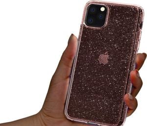 Spigen Etui Spigen Liquid Crystal Glitter do Apple iPhone 11 Pro Max Rose Quartz uniwersalny 4