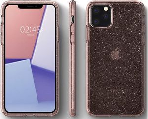 Spigen Etui Spigen Liquid Crystal Glitter do Apple iPhone 11 Pro Max Rose Quartz uniwersalny 6